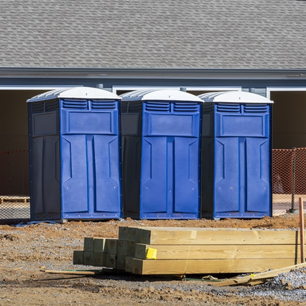 is there a specific order in which to place multiple portable toilets in Eagleton Village Tennessee